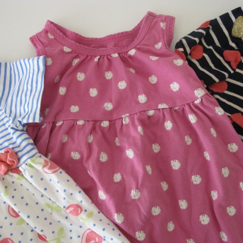 Bundle of 3 Baby infant Dresses Size 6-12 months GUC - Picture 5 of 5